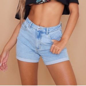Denim Shorts.